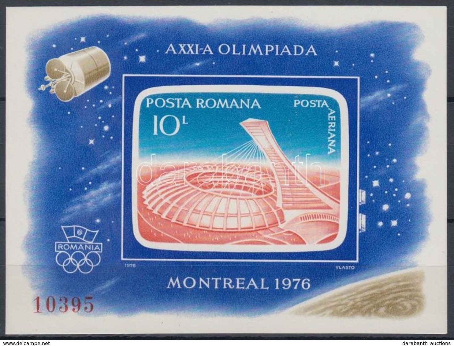 ** 1976 Montreali Nyári Olimpia Blokk Mi 136 - Sonstige & Ohne Zuordnung