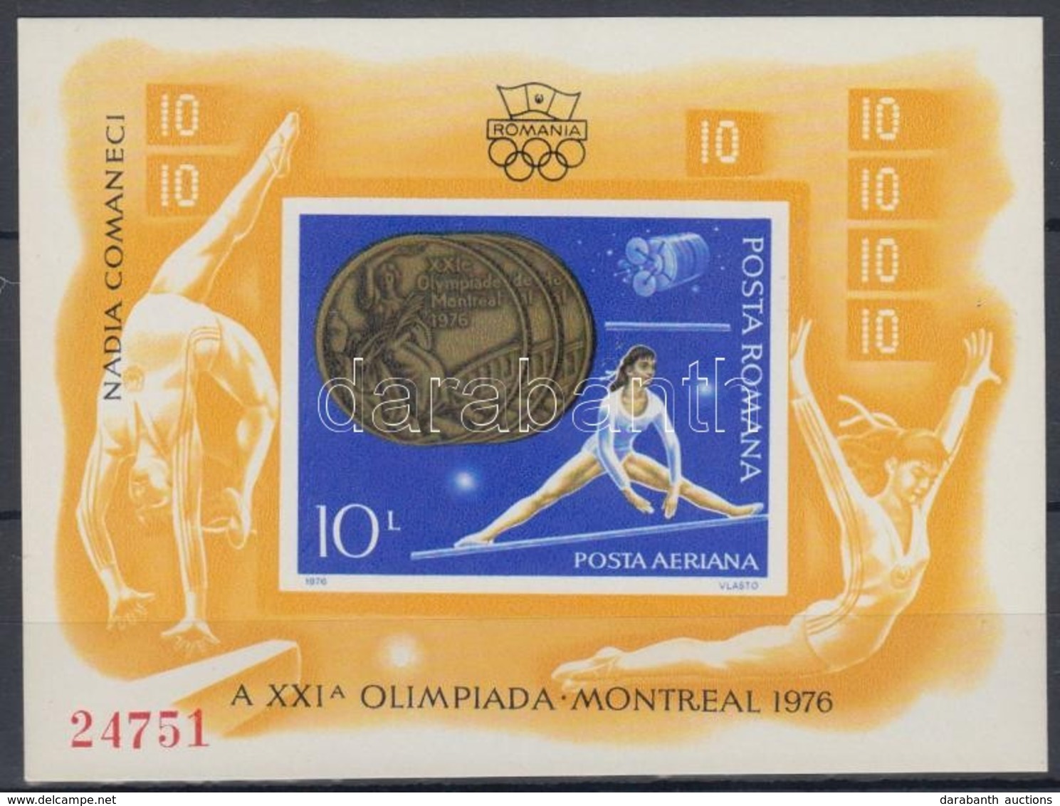 ** 1976 Montreali Nyári Olimpia Blokk Mi 138 - Altri & Non Classificati