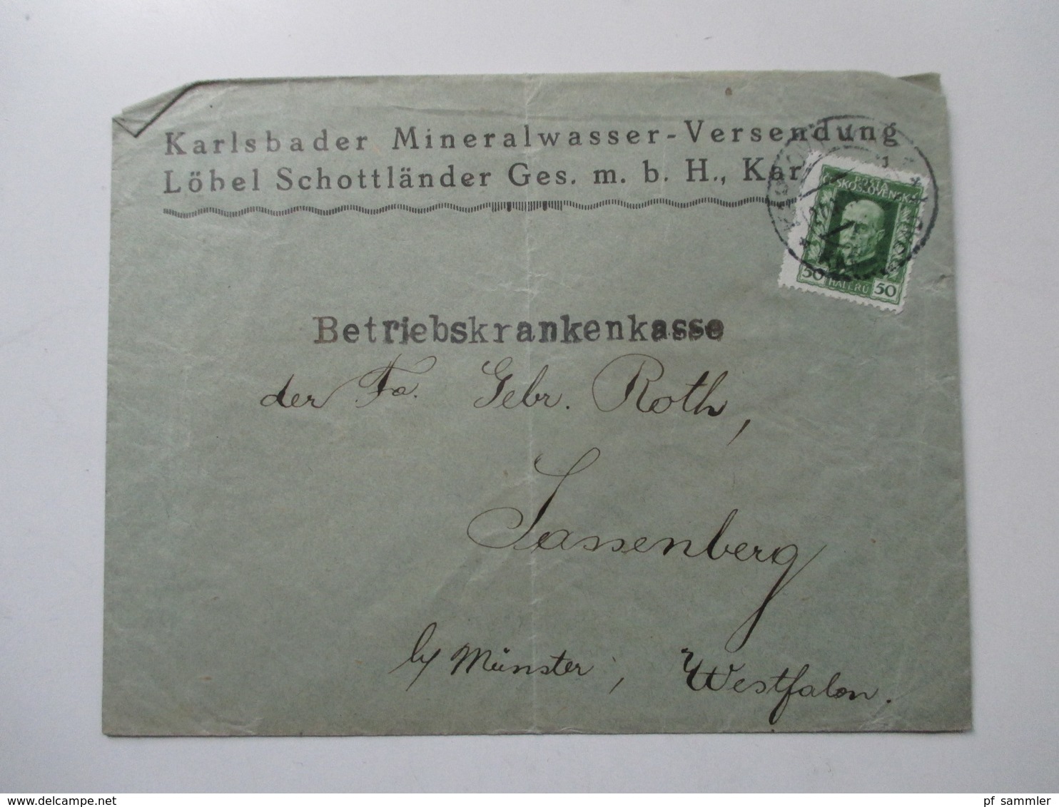 Tschechoslowakei Belegeposten 1920er Jahre. R-Briefe / Express usw. 21 Stück. Sehr interessant!Firmenkorrespondenz