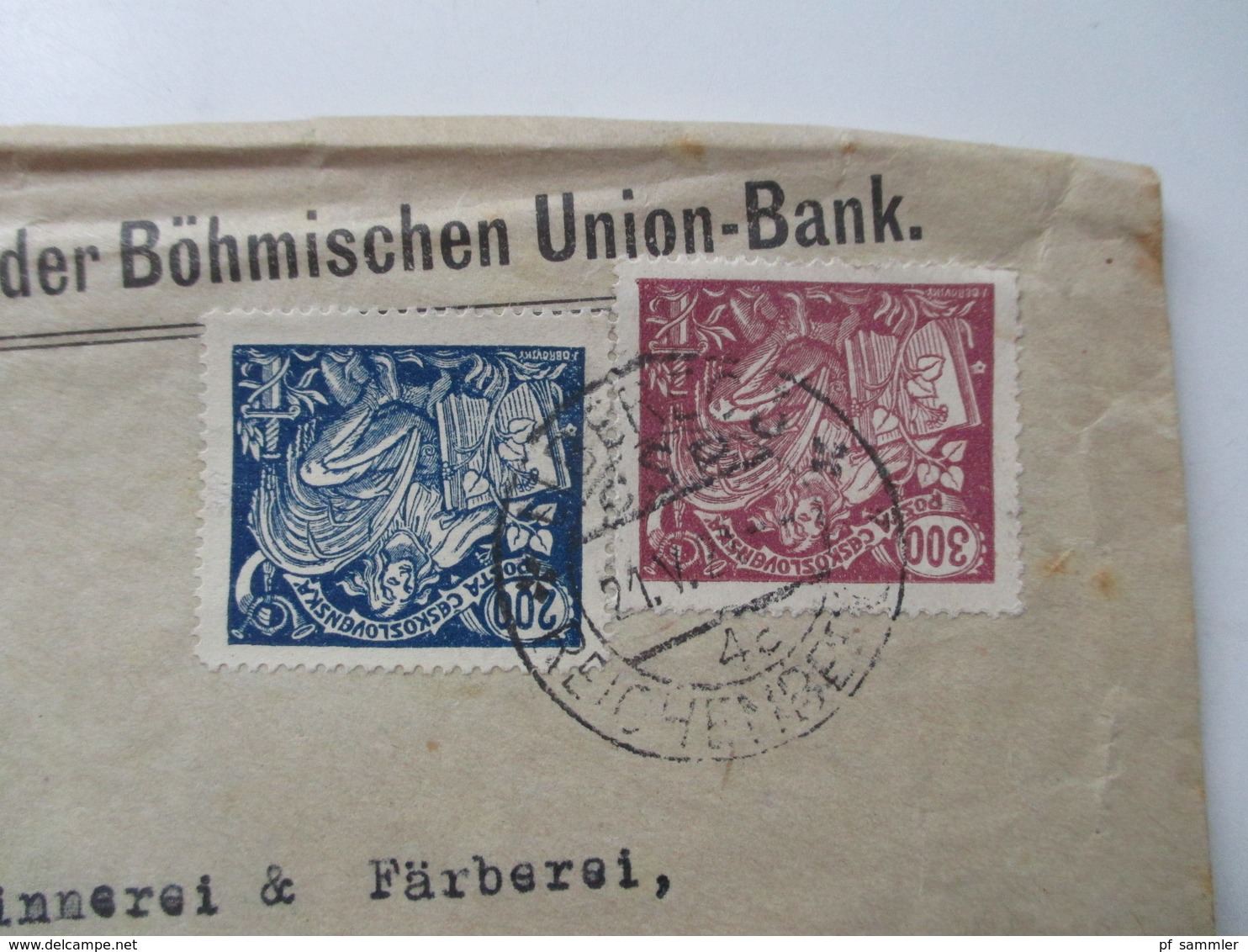 Tschechoslowakei Belegeposten 1920er Jahre. R-Briefe / Express usw. 21 Stück. Sehr interessant!Firmenkorrespondenz