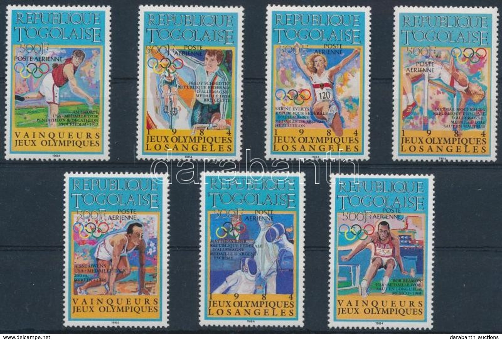 ** 1984 Olimpiai érmesek Mi 1776-1777 + 1779-1783 - Andere & Zonder Classificatie