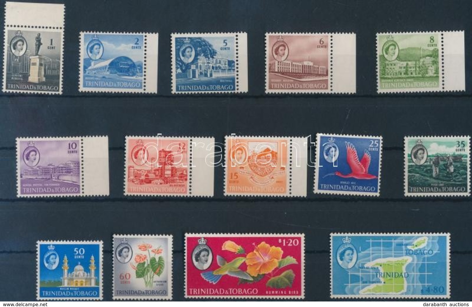 ** 1960 Forgalmi Sor 14 értéke Mi 172-186 (hiányzik Mi 180) - Andere & Zonder Classificatie