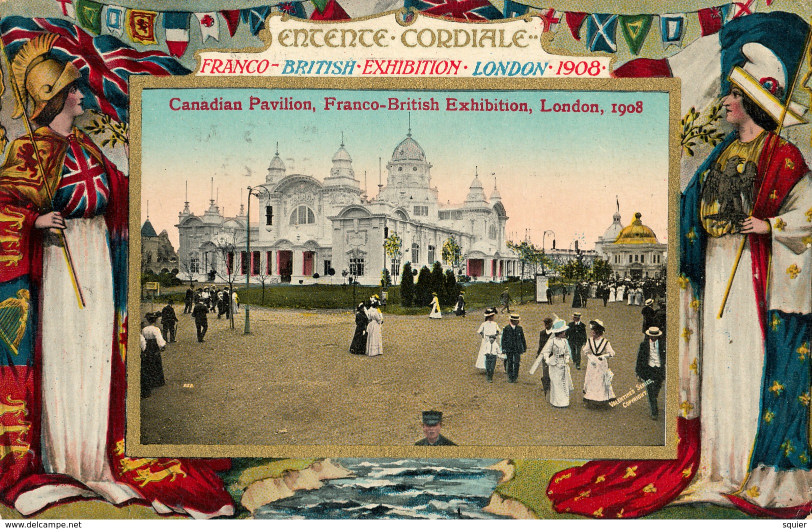 London, Franco-British Exhibition, Entente Cordiale 1908, Canadian Pavilion - Esposizioni