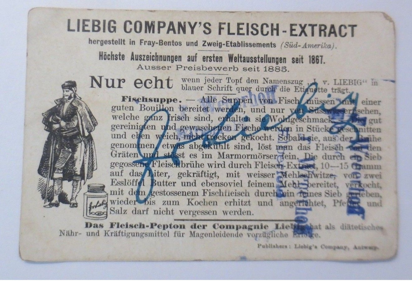 Liebig, Serie Städte, Buchstaben, Granada,  Nr.6  ♥  - Liebig