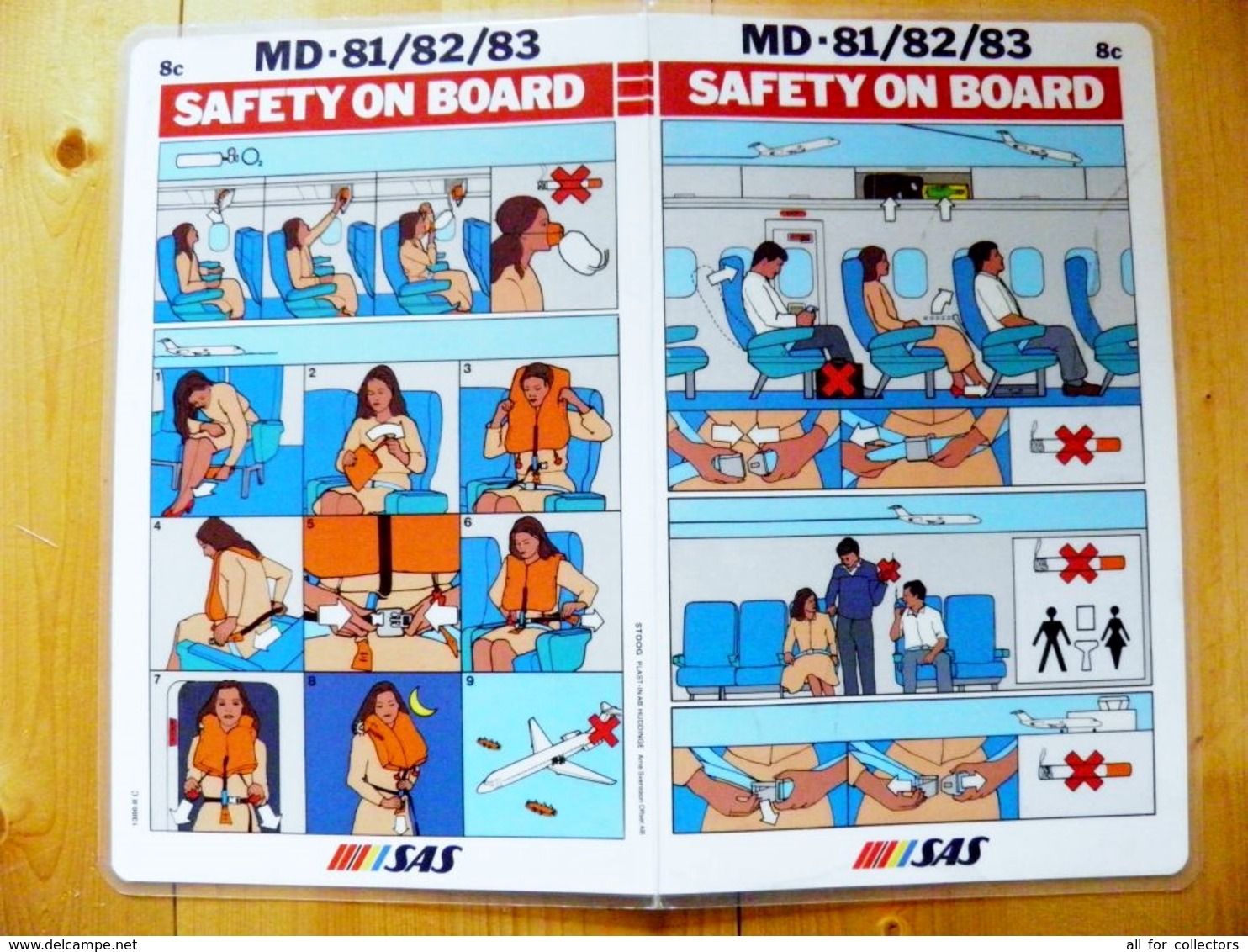 Safety Card Plastic Safety On Board SAS - Safety Cards