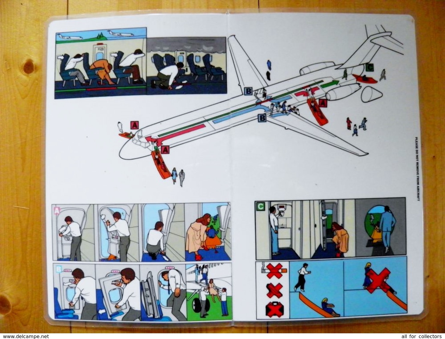 Safety Card Plastic Safety On Board SAS - Safety Cards