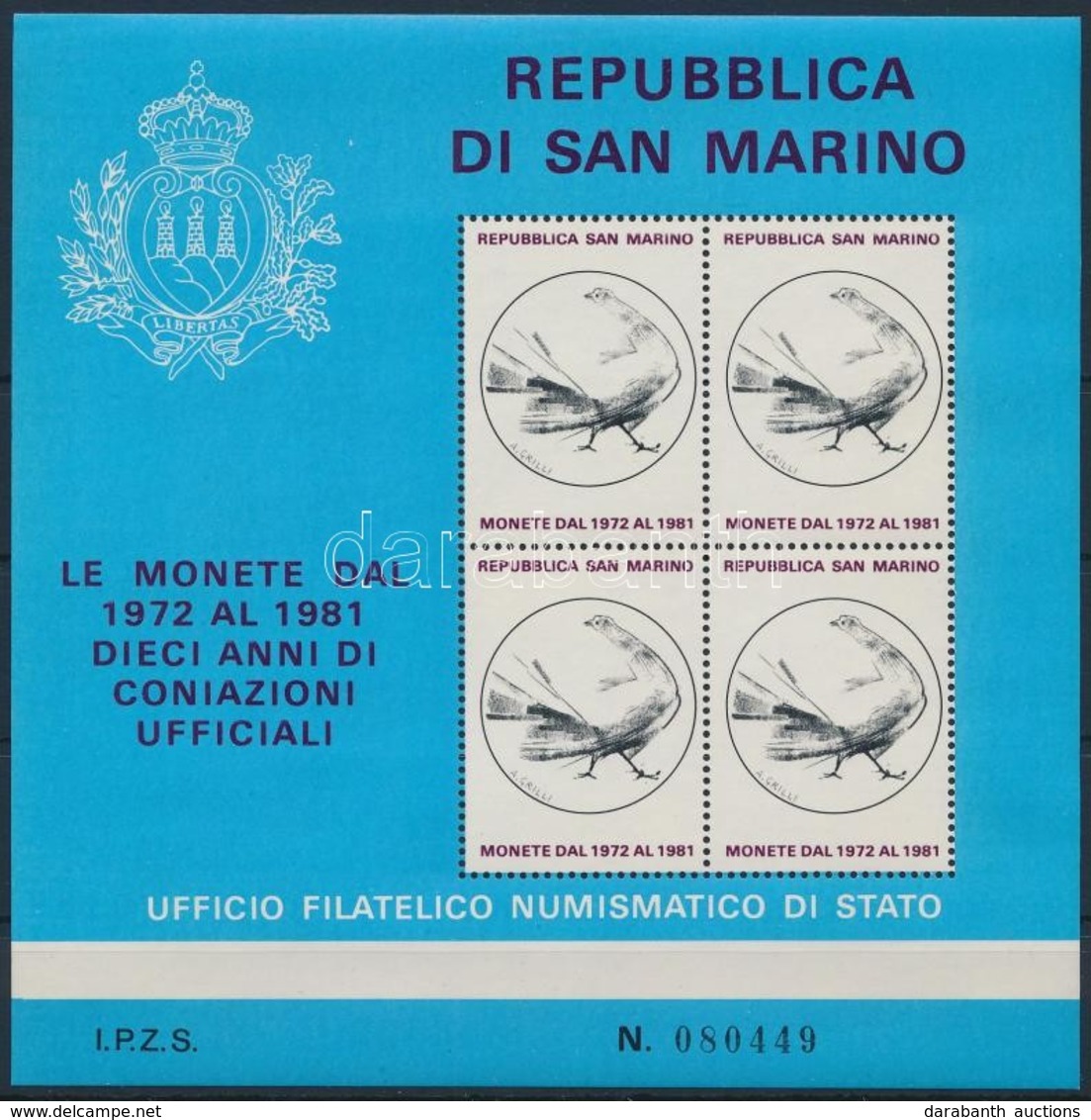 ** San Marino Numizmatikai Vonatkozású Emlékív - Zonder Classificatie