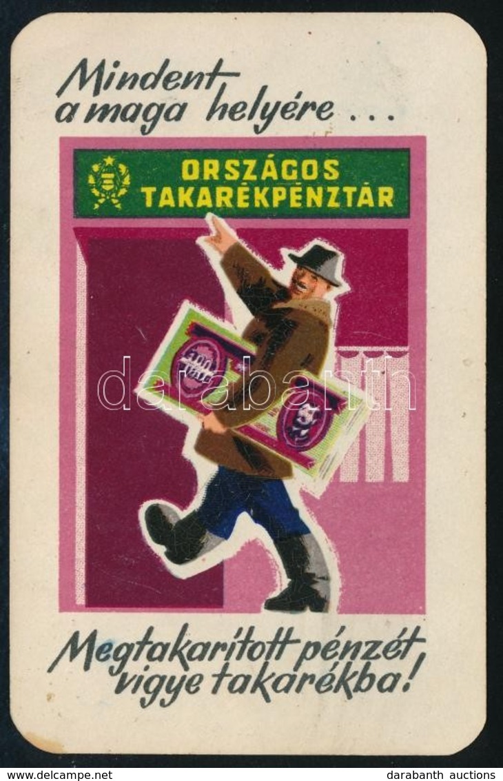 1959 OTP Kártyanaptár - Reclame