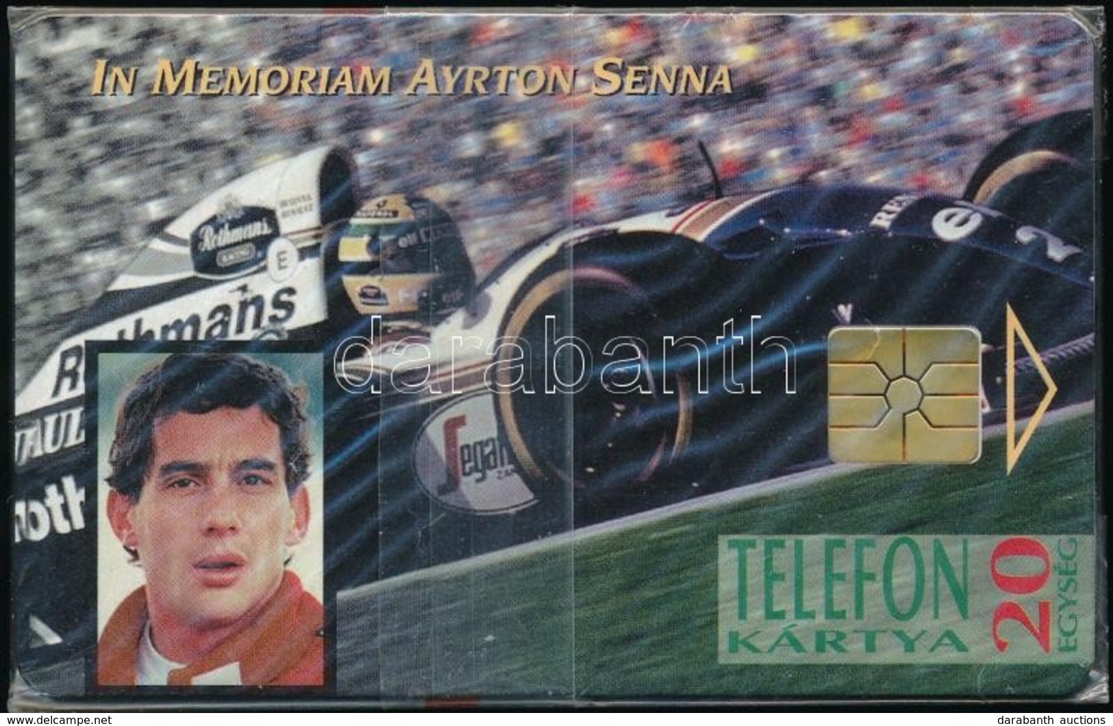 1995 Ayrton Senna Telefonkártya Használatlan, Bontatlan Csomagolásban. Sorszámozott - Zonder Classificatie
