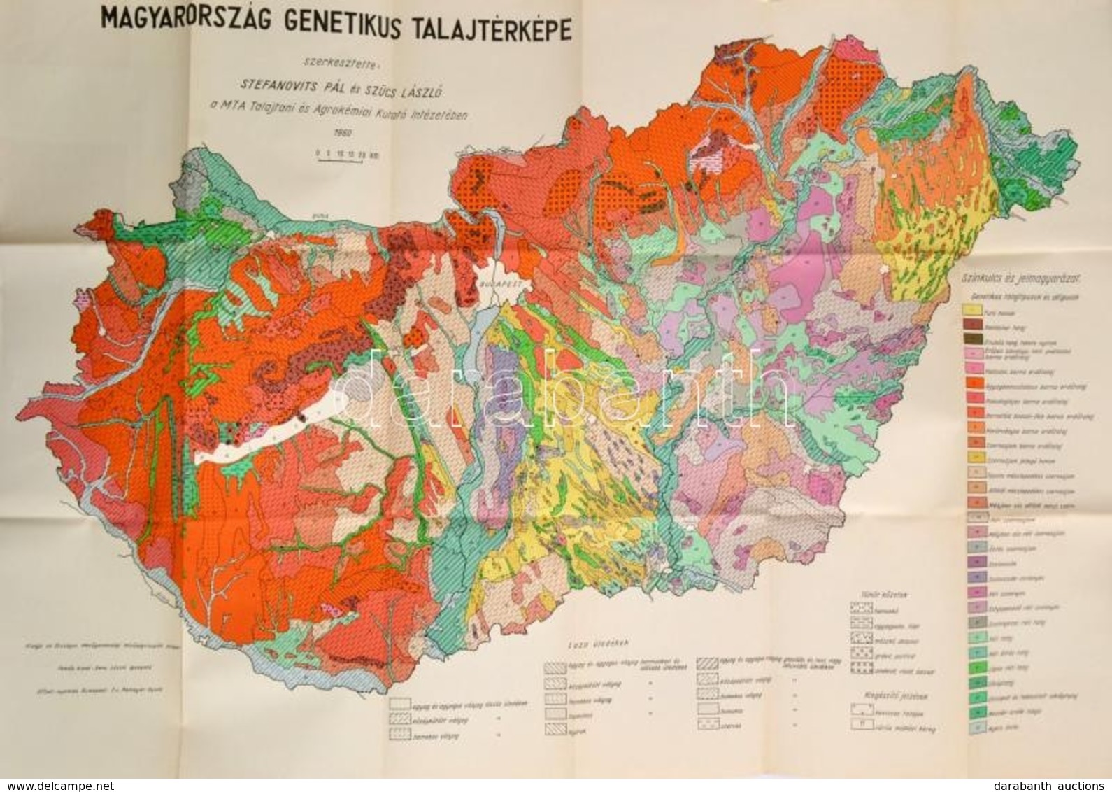 Stefanovits Pál-Szücs László: Magyarország Genetikus Talajtérképei. OMMI Kiadványai. Genetikus Talajtérképek. 1. évf. 1. - Andere & Zonder Classificatie