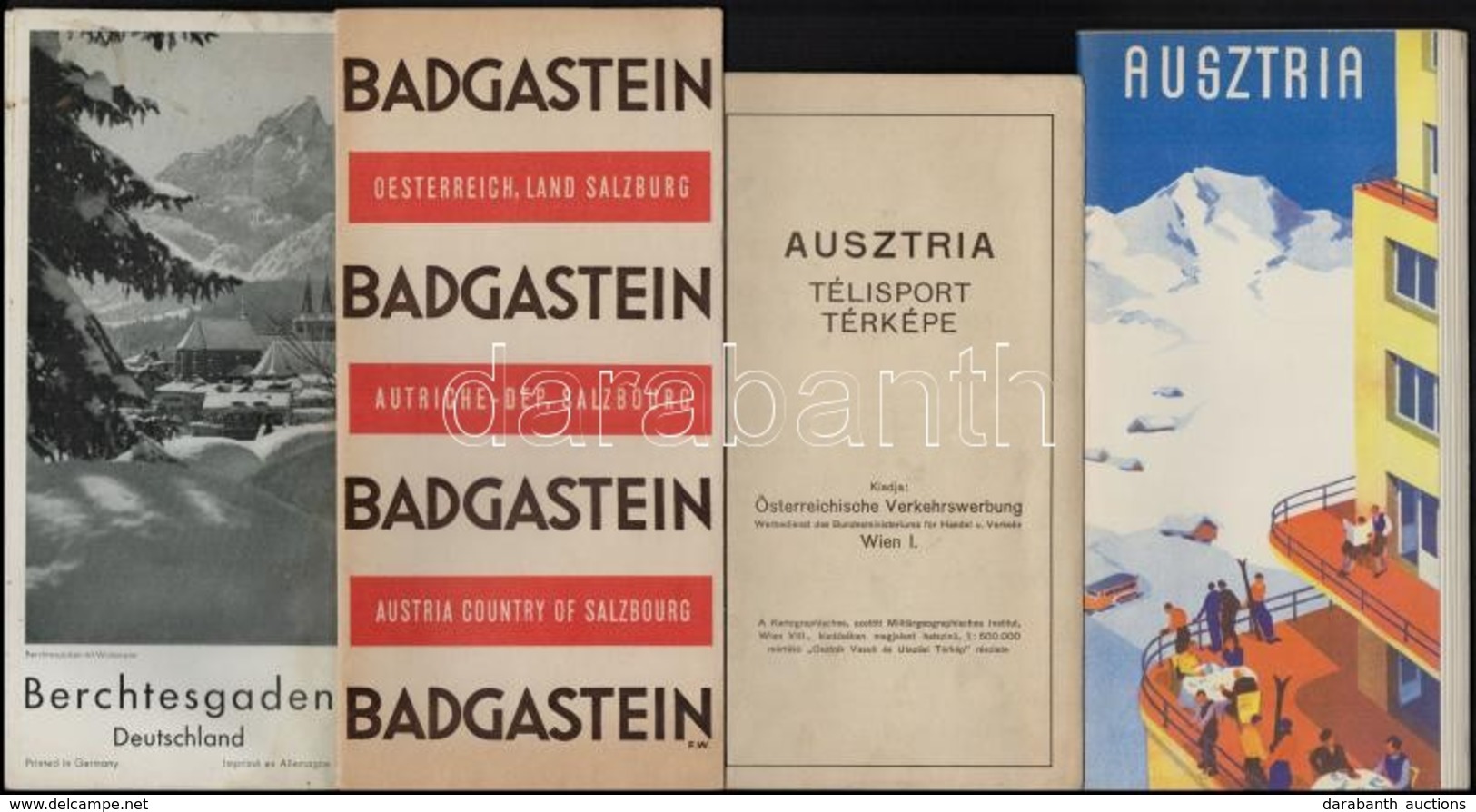 Cca 1930-1940 Osztrák és Német Utazási Prospektusok (Asuztria, Műnchen, Nürnberg, Stb.), 8 Db - Non Classificati
