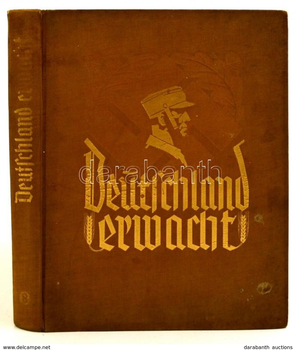 1933 Deutschland Erwacht Gyűjtőalbum Hitler Hatalomra Kerülésének Történetét ábrázoló Cigarettacímkékkel. Nem Komplett,  - Non Classificati