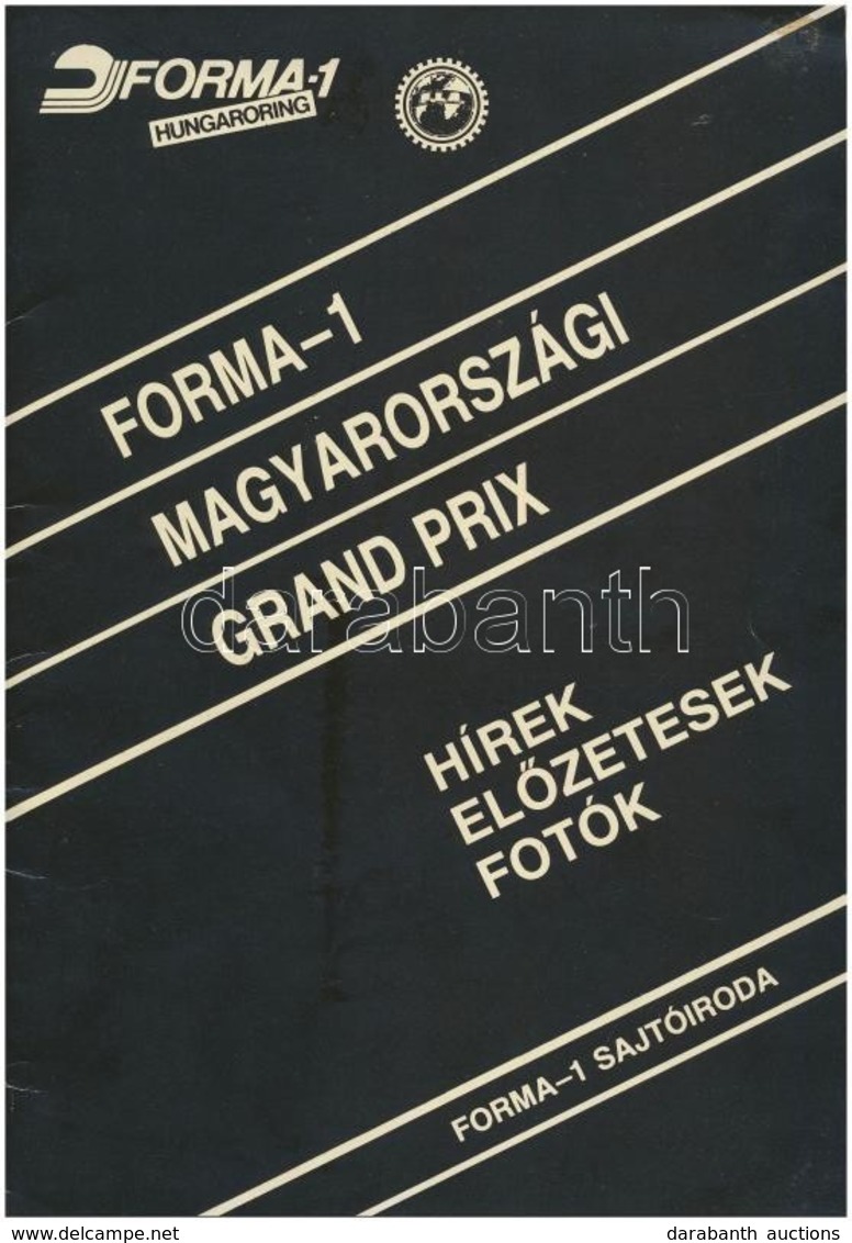 1986 Forma-1 Magyarországi Grand-prix Hírek, Előzetesek, Fotók, Tájékoztató Mappa, Számos érdekességgel - Zonder Classificatie