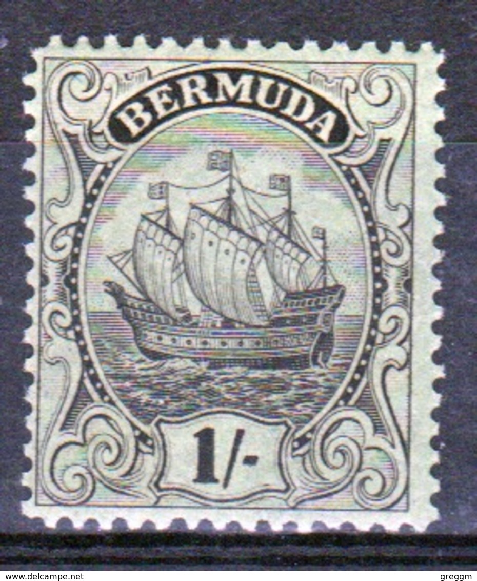 Bermuda George V 1/- Single Stamp From The 1922 Definitive Set. - Bermuda