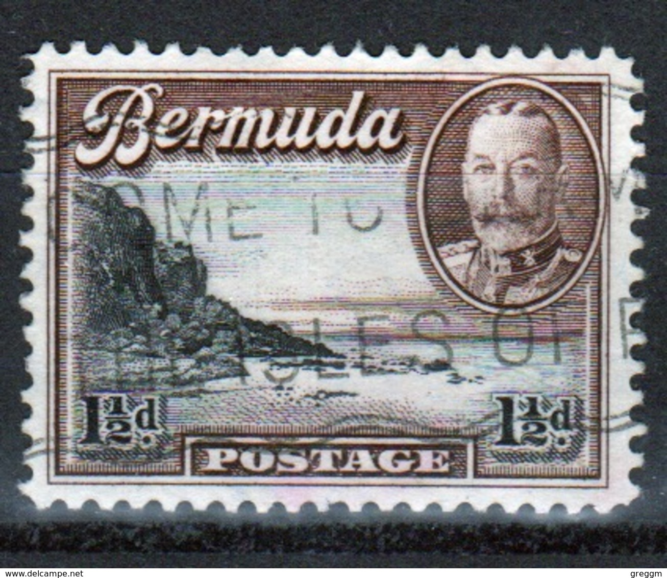 Bermuda George V 1½d Single Stamp From The 1936 Definitive Set. - Bermuda