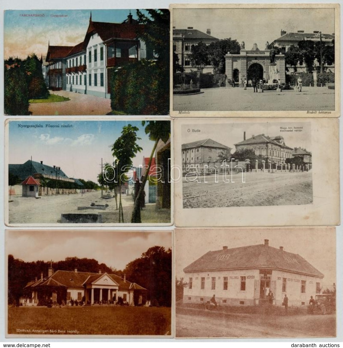 ** * 36 Db RÉGI Magyar Városképes Lap / 36 Pre-1945 Hungarian Town-view Postcards - Ohne Zuordnung