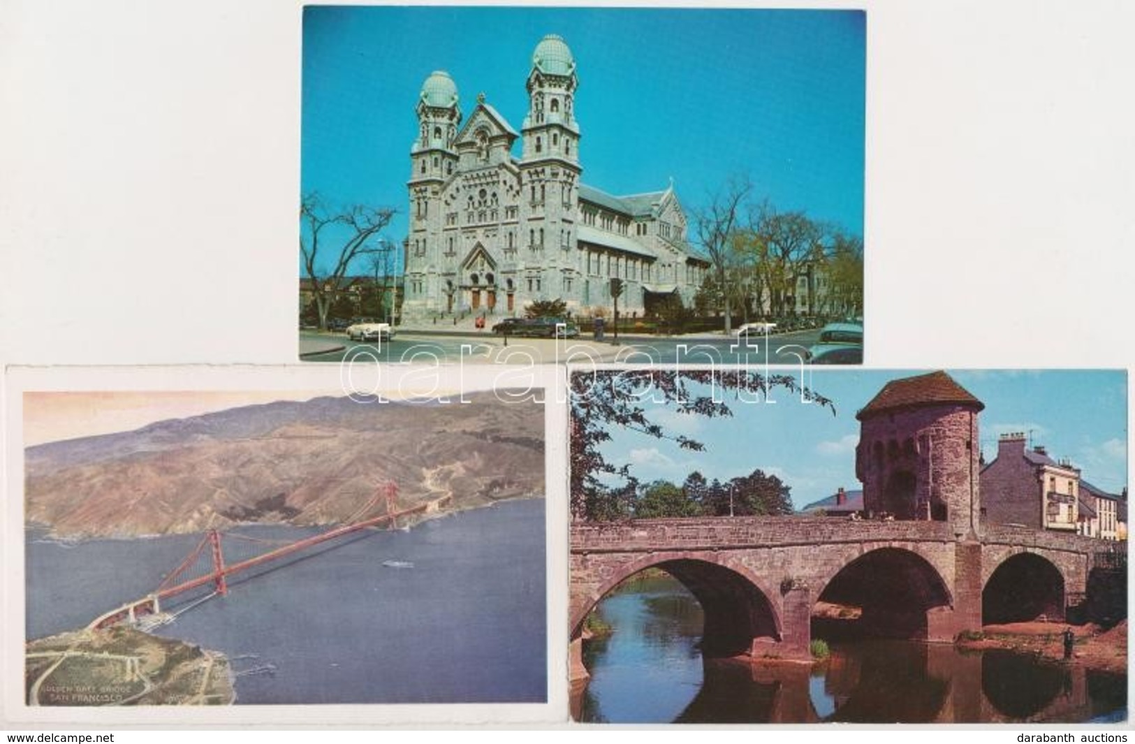 ** * 100 Db MODERN Amerikai Városképes Lap / 100 Modern American (USA) Town-view Postcards - Ohne Zuordnung