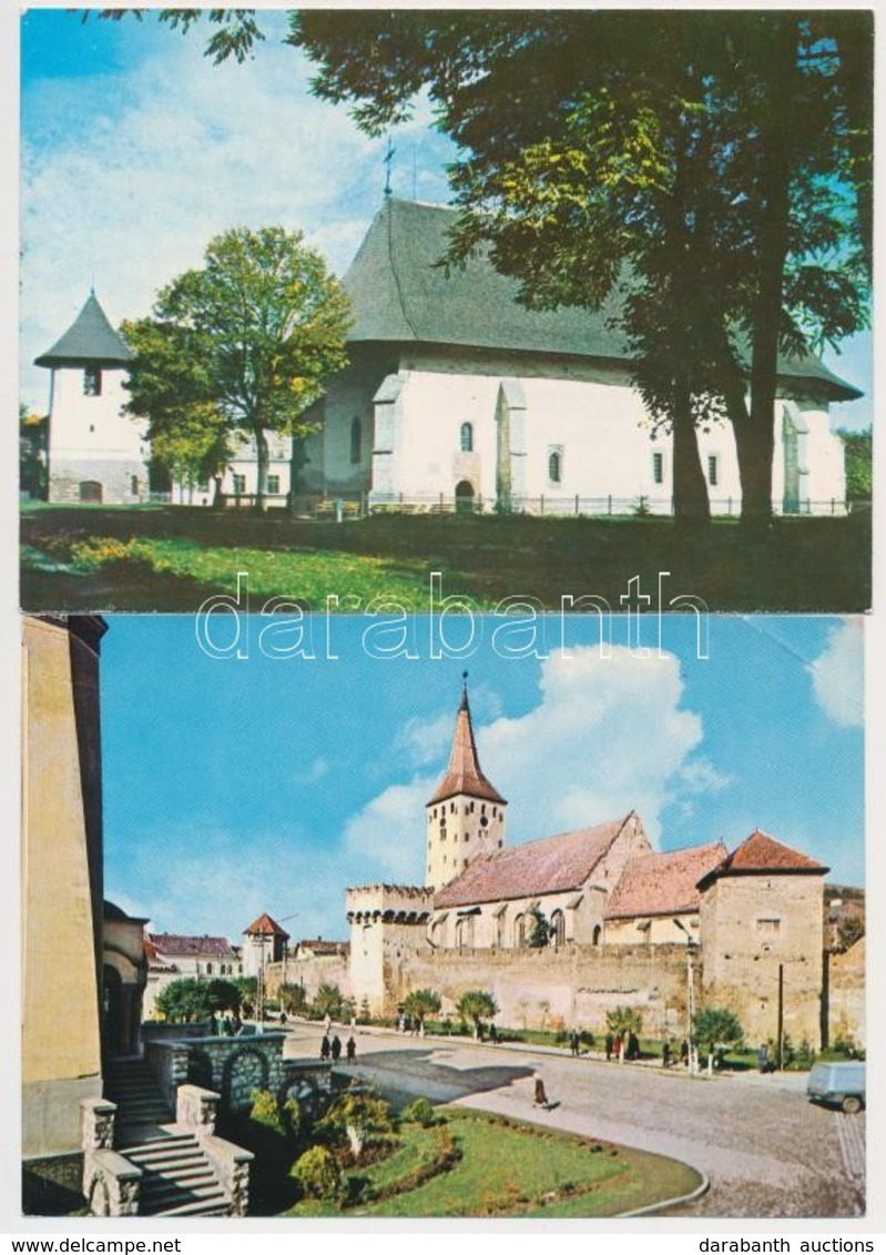 ** * 50 Db MODERN Díjjegyes Román Városképes Lap / 50 Modern Romanian Town-view Postcards, PS-cards - Zonder Classificatie