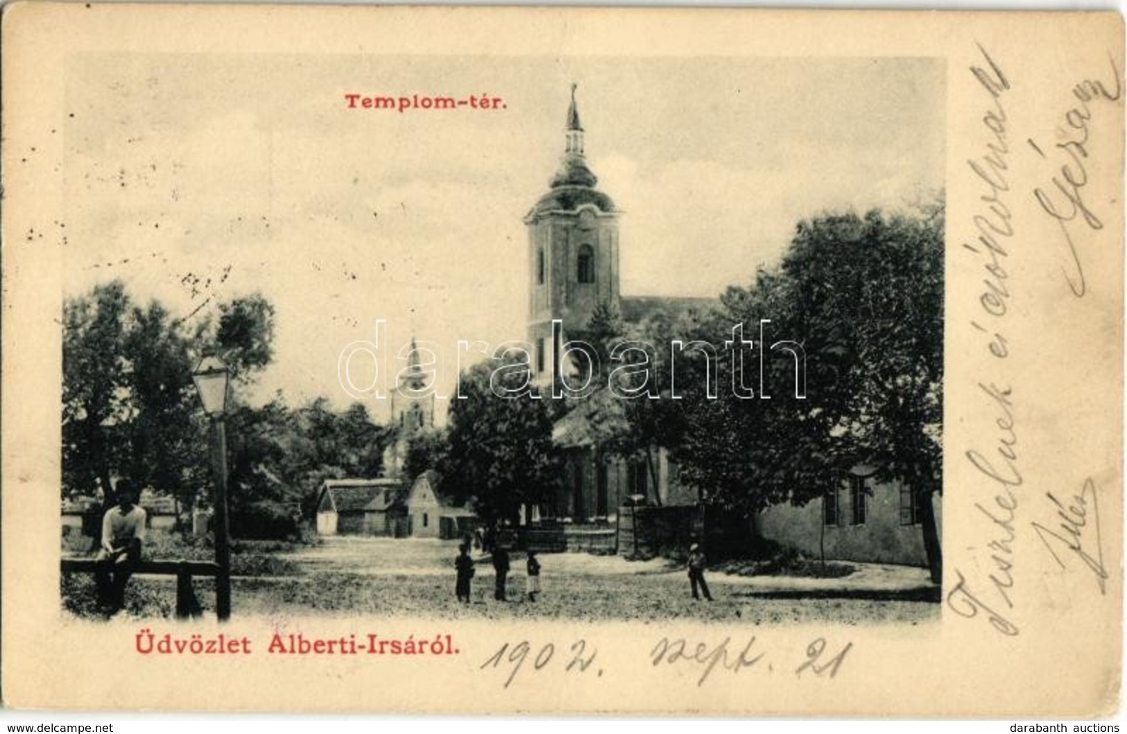 T2/T3 1902 Abertirsa, Albert-Irsa; Templom Tér (EK) - Zonder Classificatie