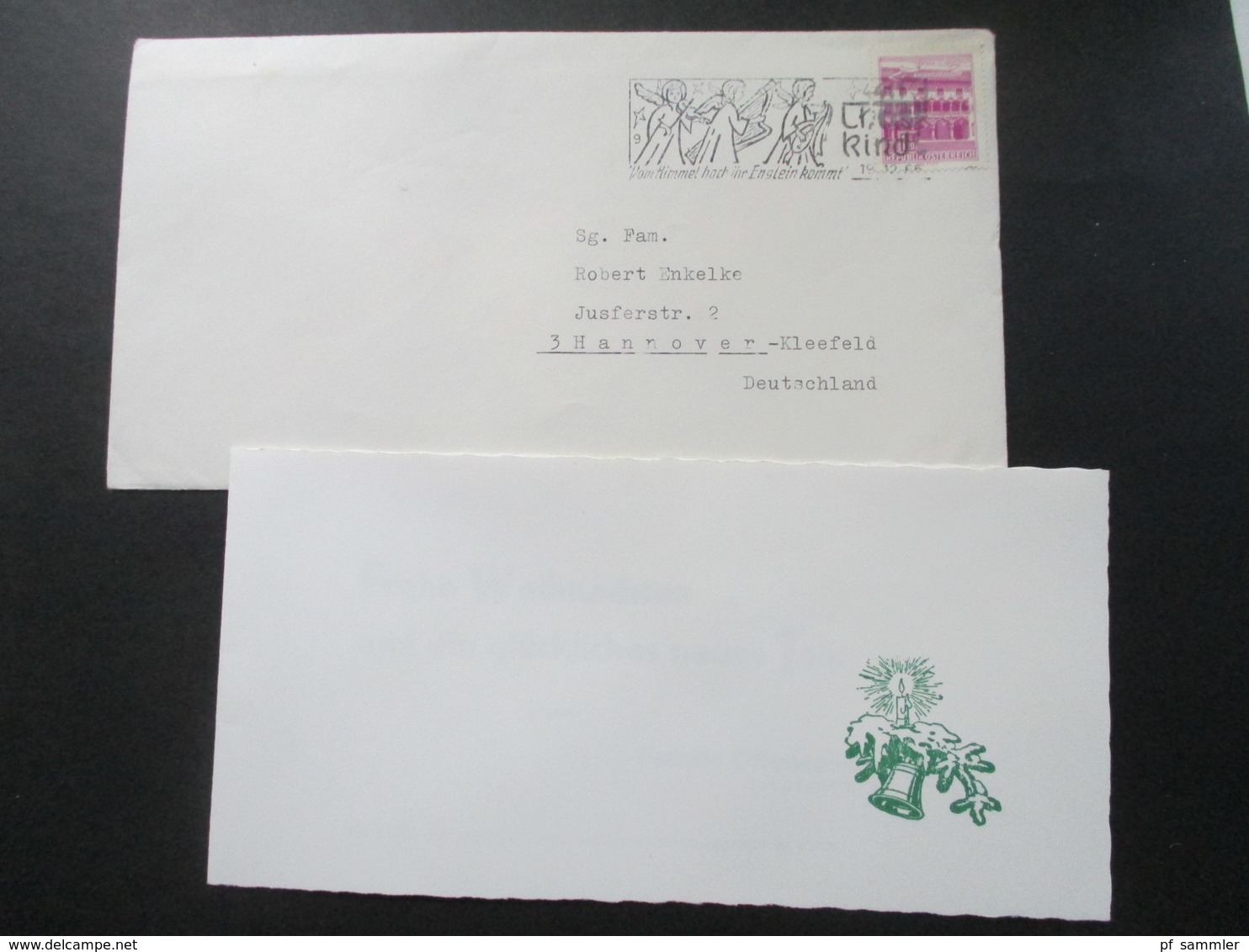 Österreich 1966 Und 1967 Christkindls SST 3 Belege / 1x Mit Inhalt. Vom Himmel Hoch Ihr Engleich Kommt - Lettres & Documents