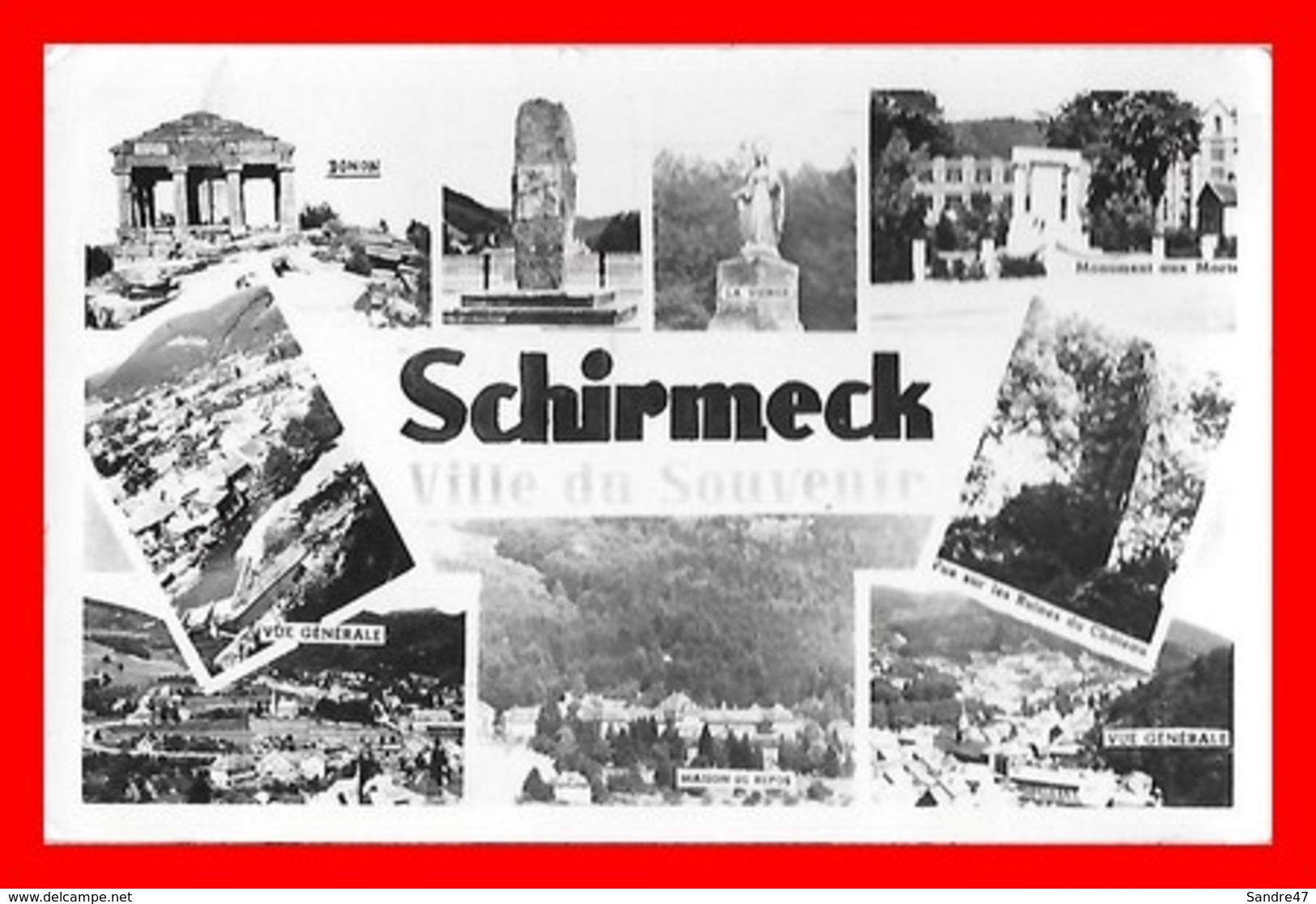 CPSM/pf (67) SCHIRMECK.  Ville Du Souvenir, Multivues De Ses Environs...E306 - Schirmeck