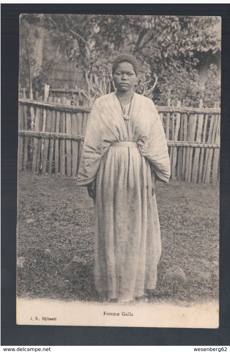 ETHIOPIE Femme Galla Ca 1910 OLD  POSTCARD - Ethiopie