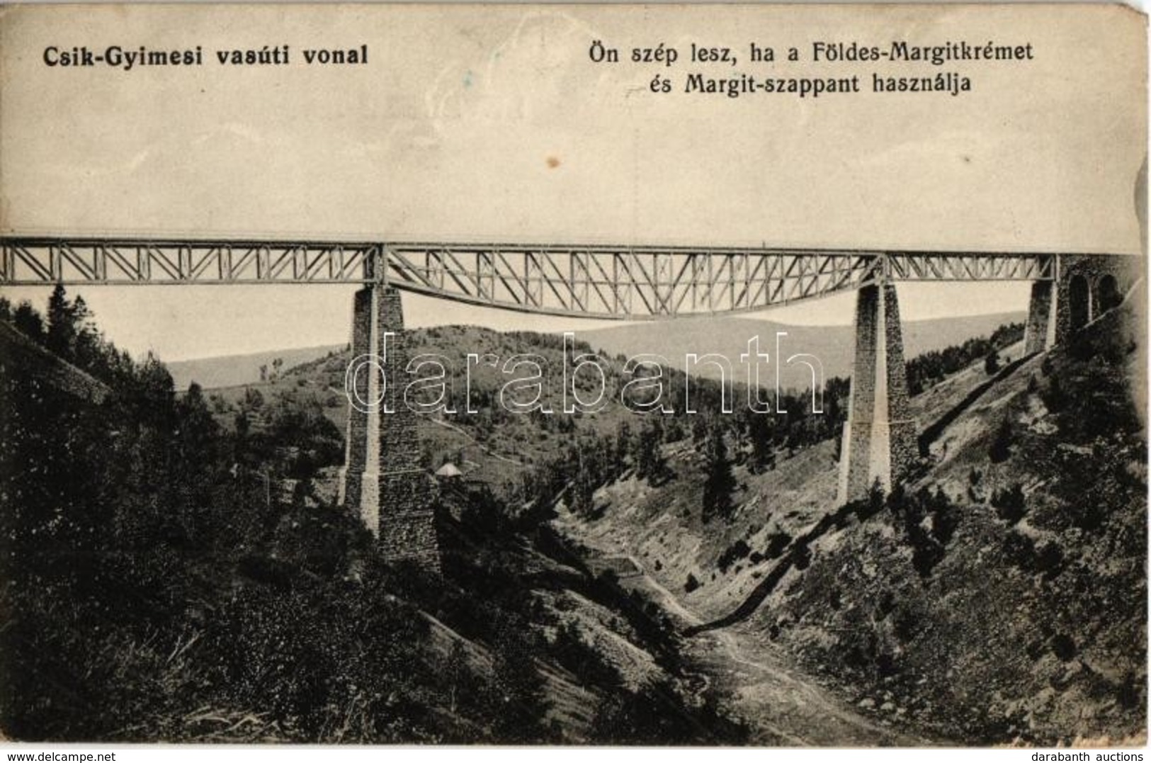 * T2/T3 Gyimes, Csík-Gyimes, Ghimes; Viadukt, Vasúti Híd / Viaduct, Railway Bridge (EM) - Non Classificati