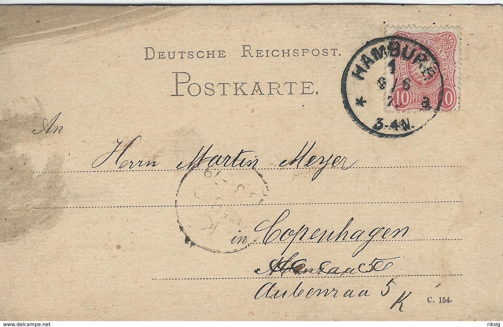 Postkarte   Sent To Denmark 1879   H- 603 - Covers & Documents