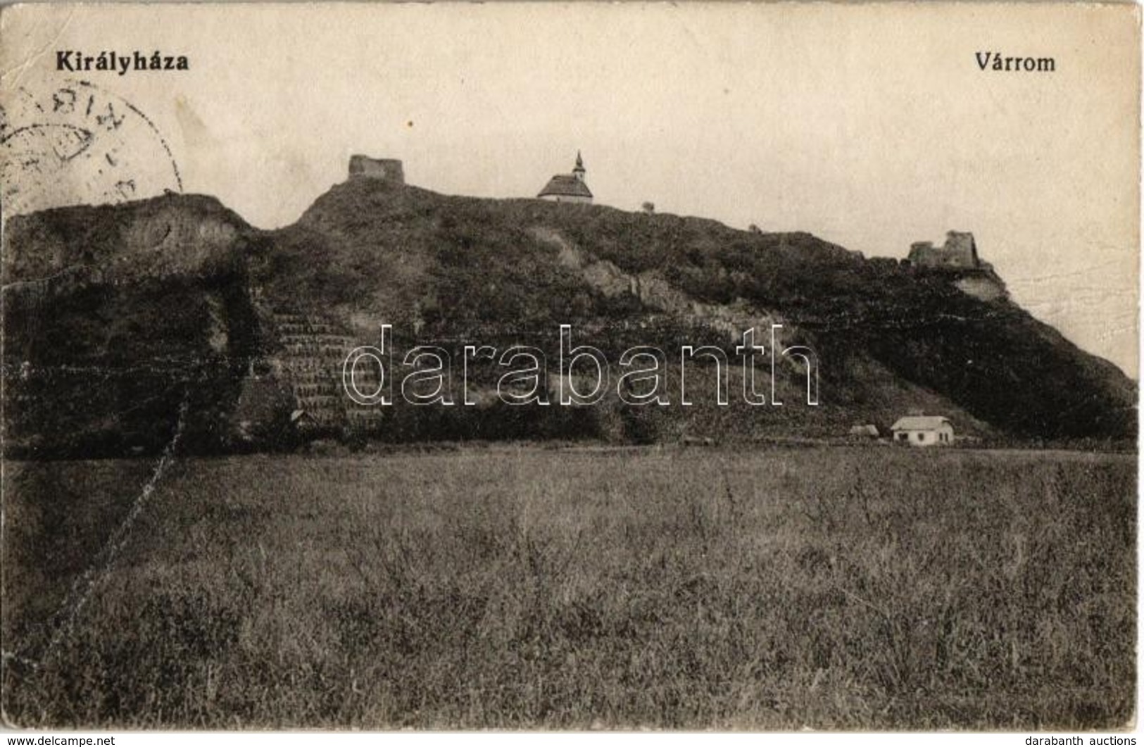 T4 1916 Királyháza, Koroleve; Várrom, Várhegy / Castle Hill, Castle Ruins (r) - Zonder Classificatie