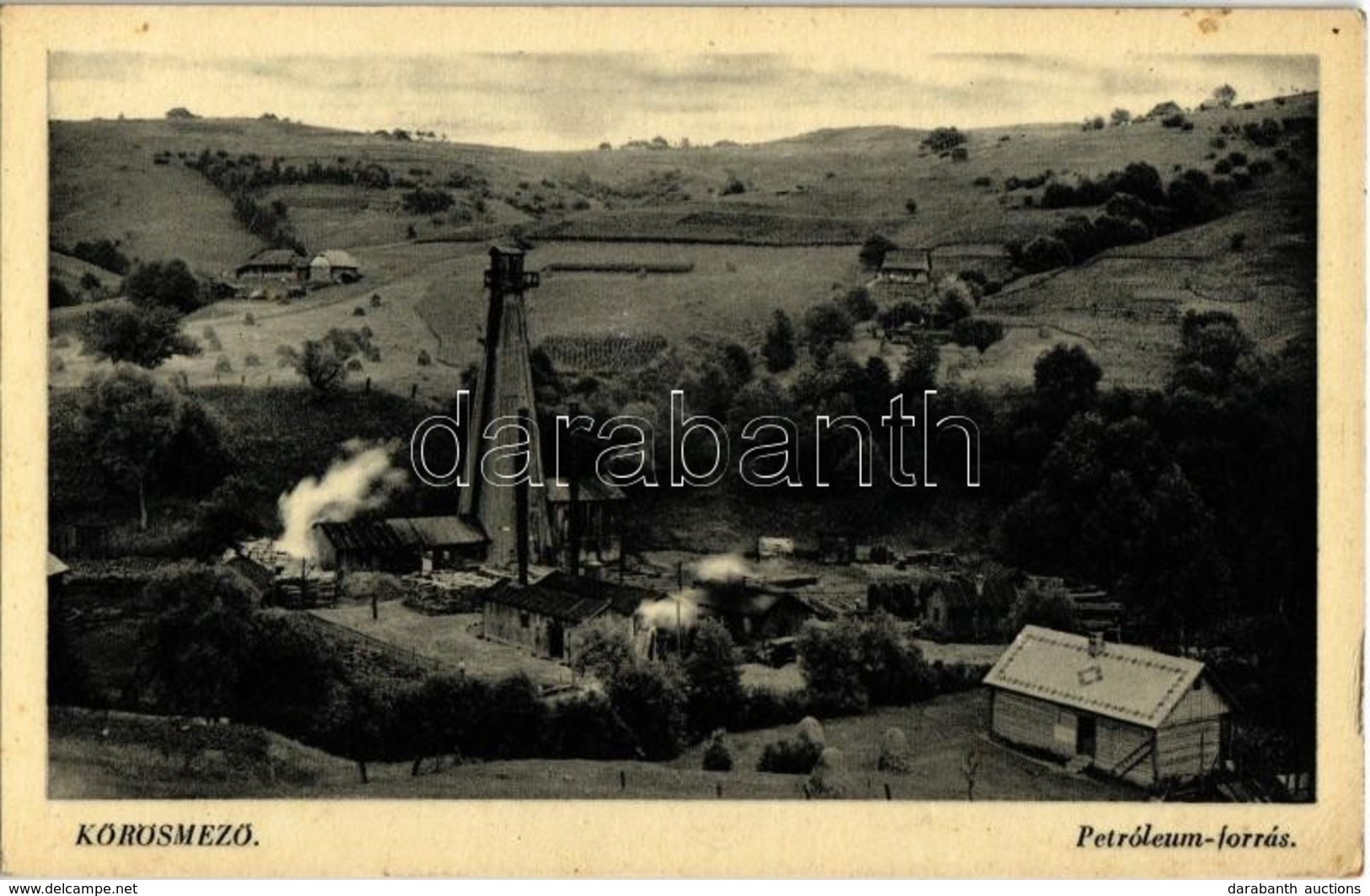 * T2 Kőrösmező, Jaszinya, Jasina, Yasinia (Máramaros); Petróleum Forrás / Petroleum Oil Well - Zonder Classificatie