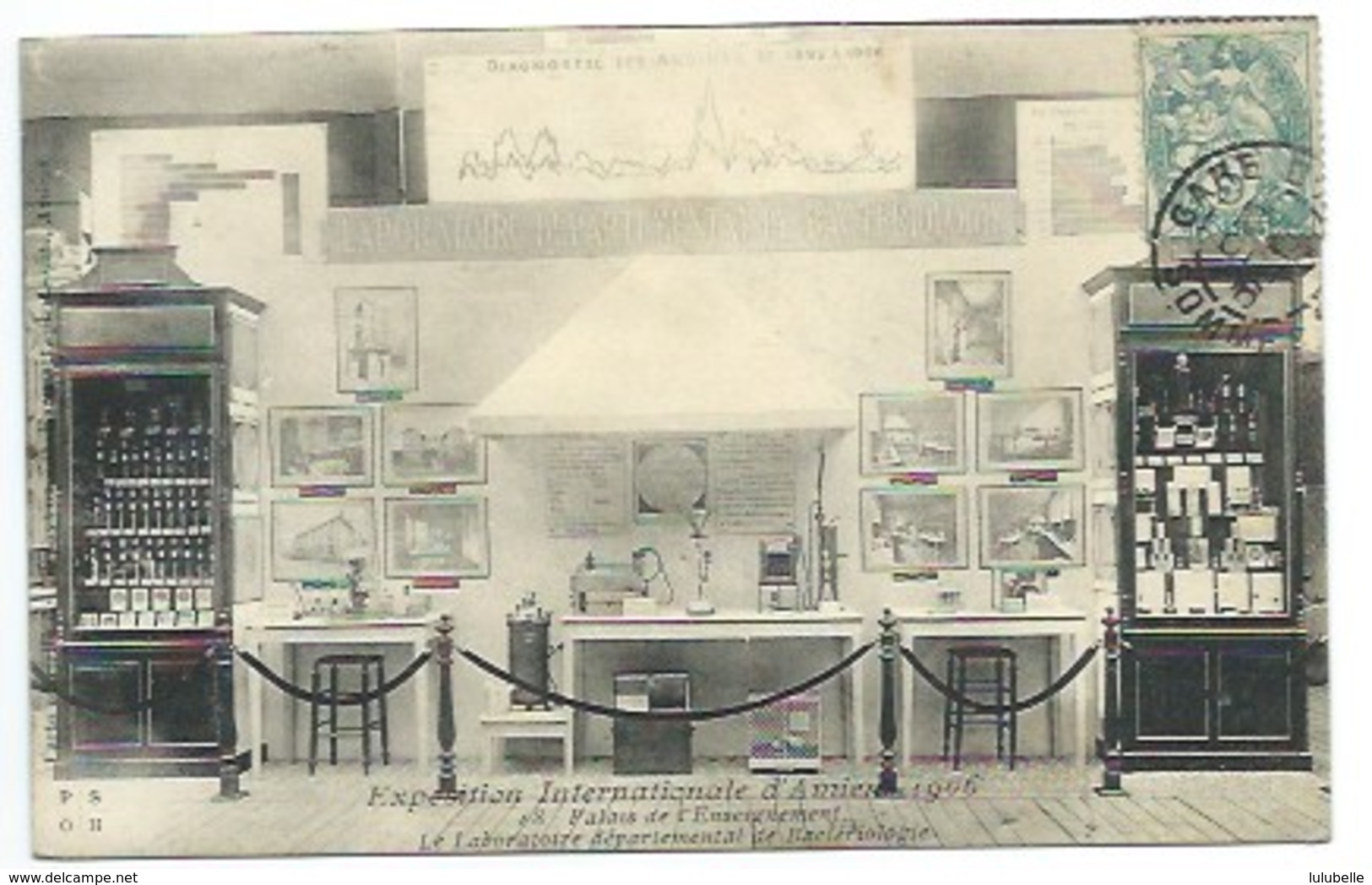 80 - EXPOSITION INTERNATIONALE D'AMIENS 1906 - Laboratoire - CPA - Amiens