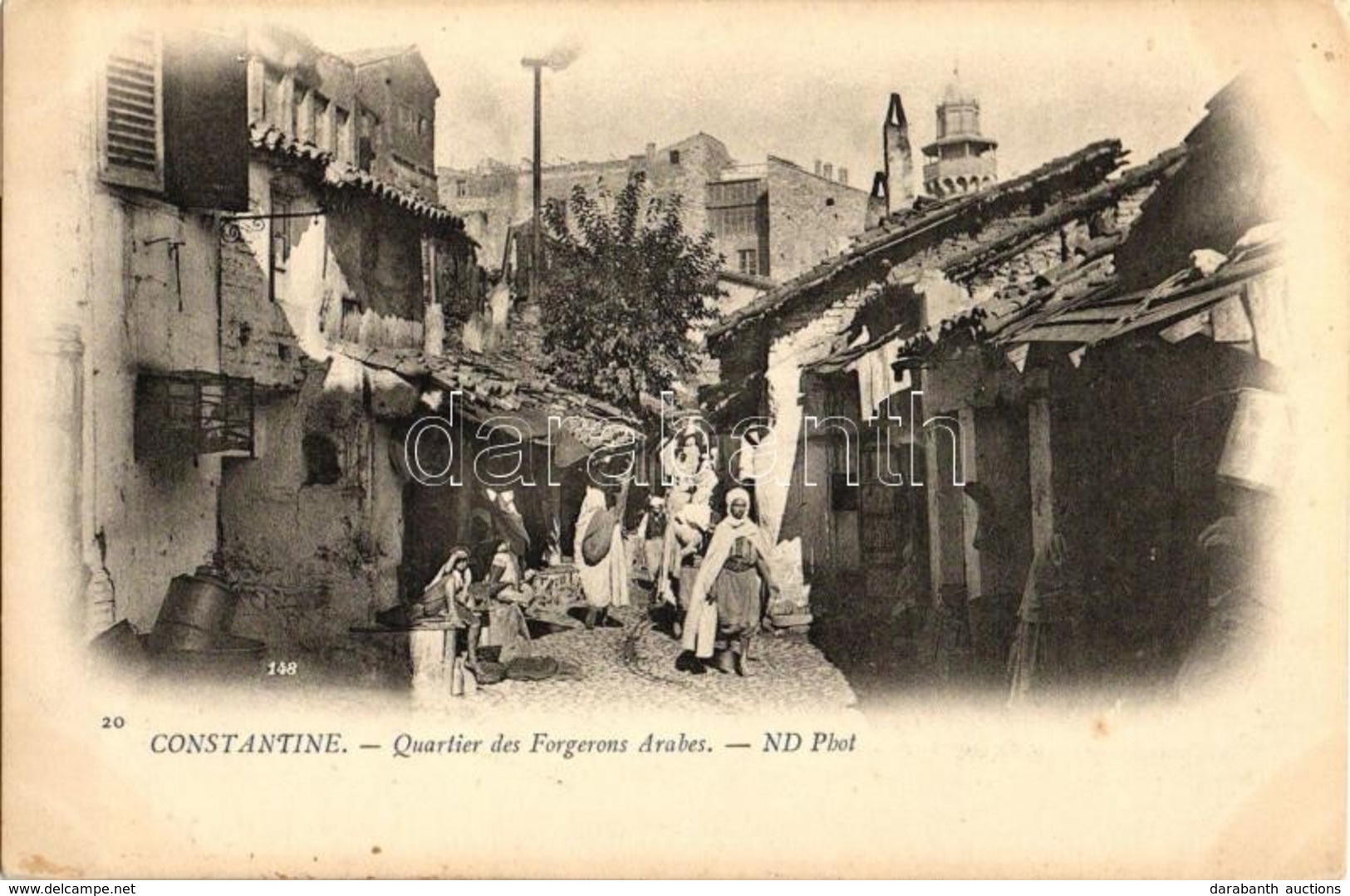 ** T1/T2 Constantine, Quartier Des Forgerons Arabes / Arabian Blacksmiths District, Folklore - Zonder Classificatie