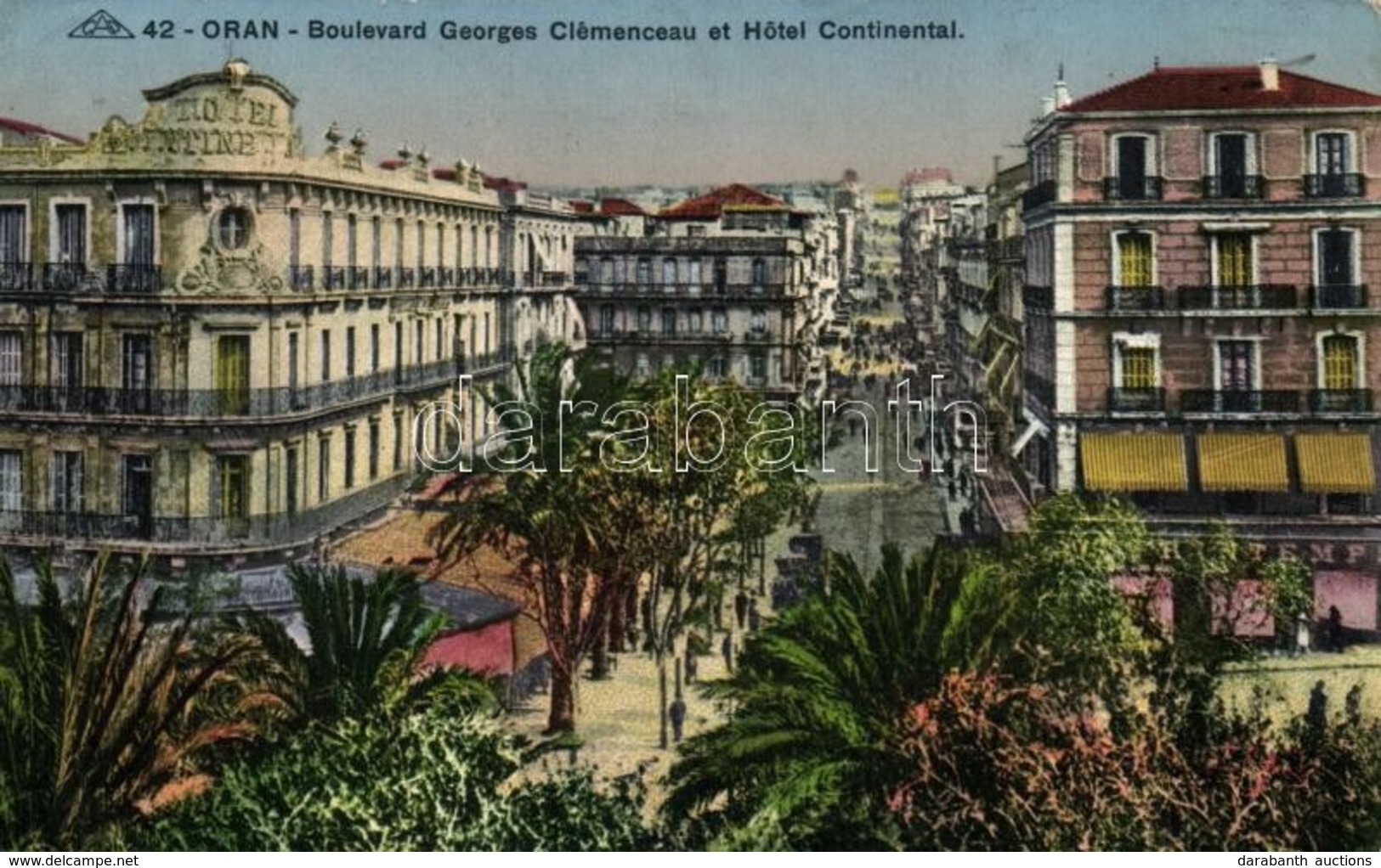 * T2/T3 Oran, Boulevard Georges Clemenceau Et Hotel Continental (fl) - Zonder Classificatie