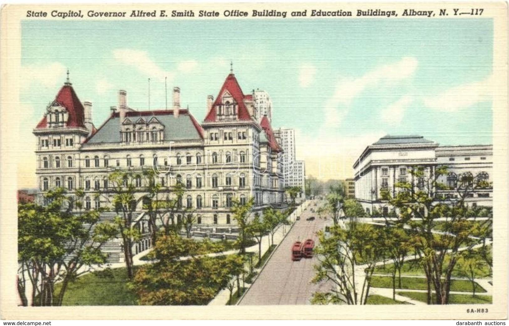 * T2 Albany, New York; State Capitol, Governor Alfred E. Smith State Office Building And Education Buildings - Zonder Classificatie