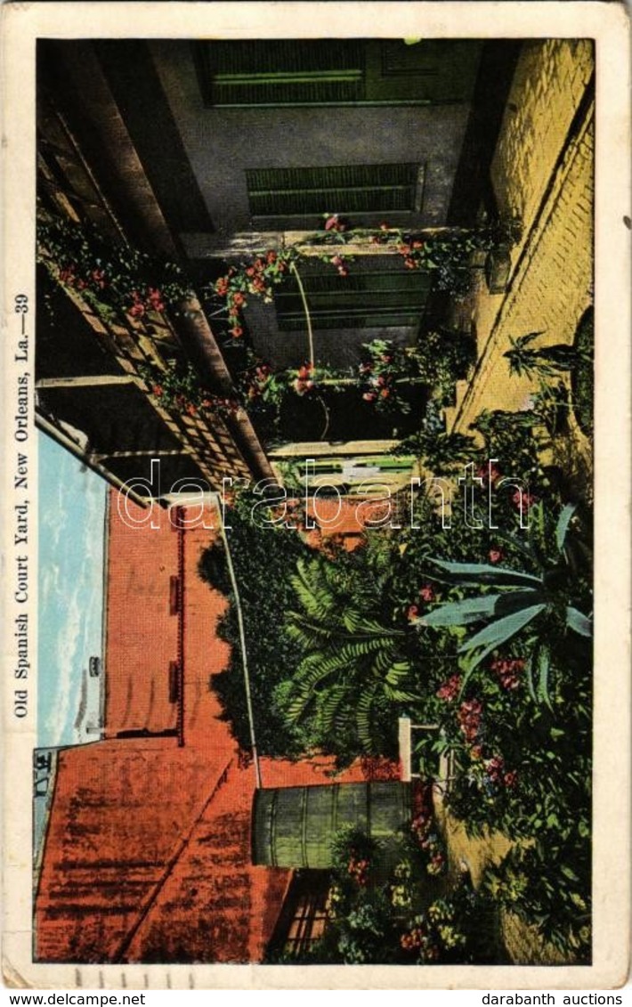 T2/T3 1926 New Orleans, Old Spanish Court Yard (EK) - Zonder Classificatie