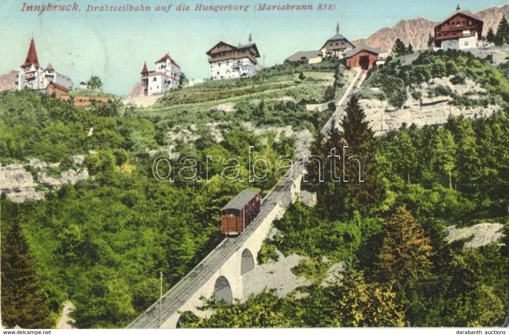 * T2/T3 Innsbruck, Drahtseilbahn, Hungerburg Bahn, Verlag Von Fritz Gratl / Funicular (EK) - Zonder Classificatie