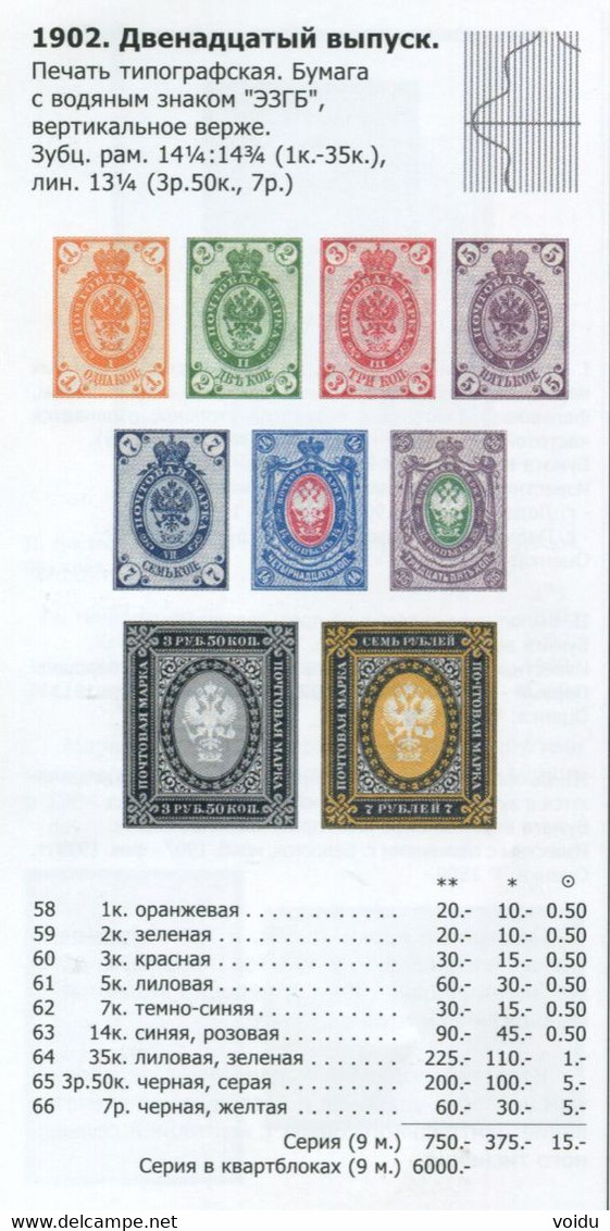 Russia 1889. Mi 50y MNH ** Vertically Laid Paper (1902) - Neufs