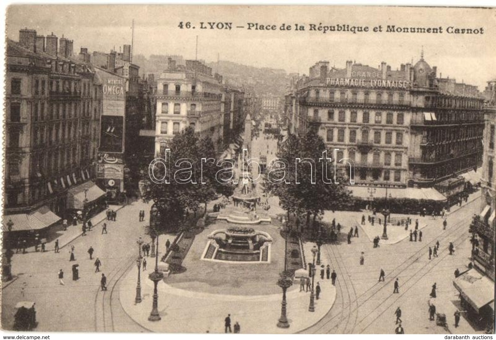 ** T2 Lyon, Place De La République, Monument Carnot / Square, Monument - Non Classés