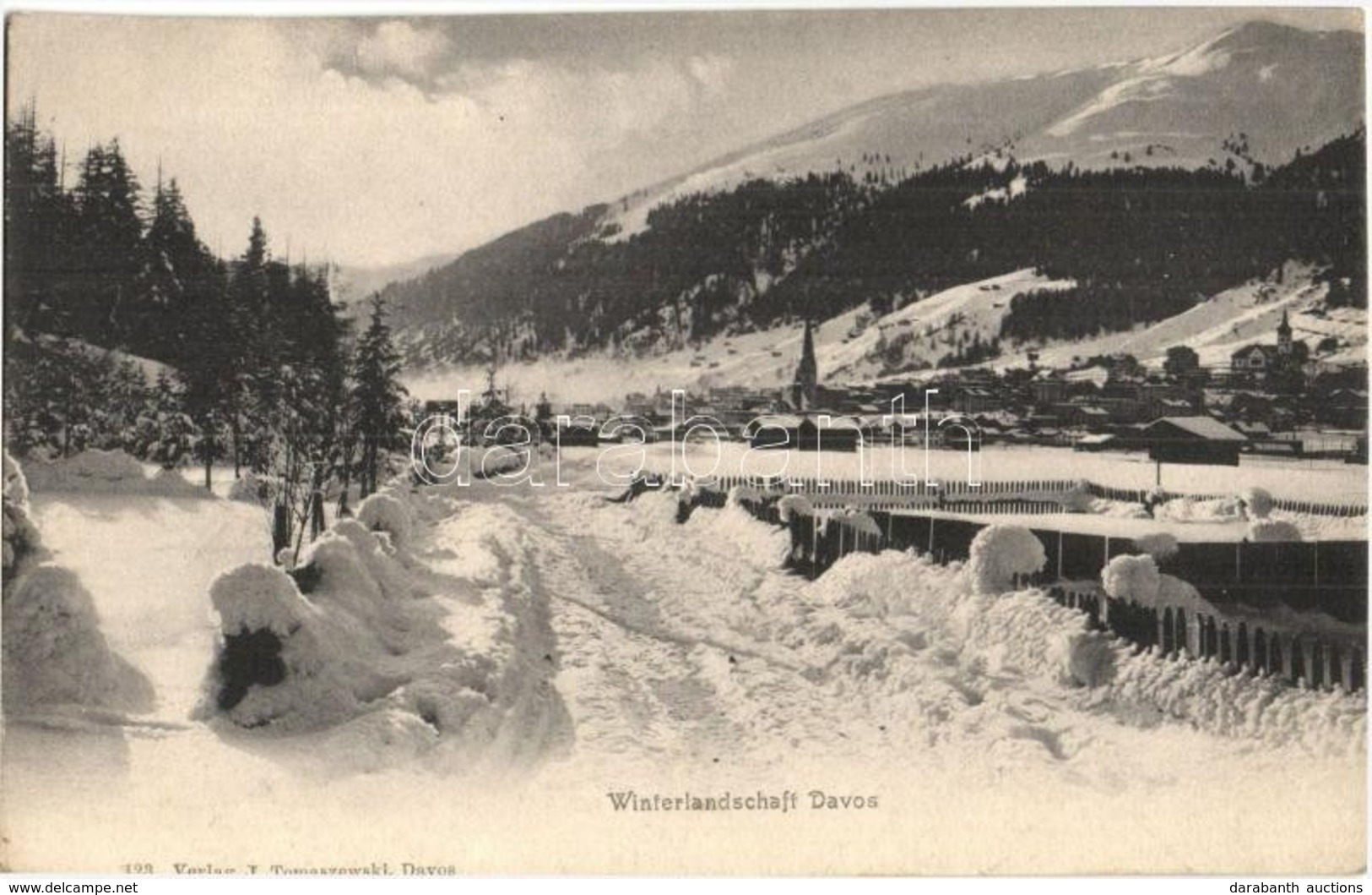 ** T2 Davos, Winterlandschaft / Winter Landscape - Zonder Classificatie