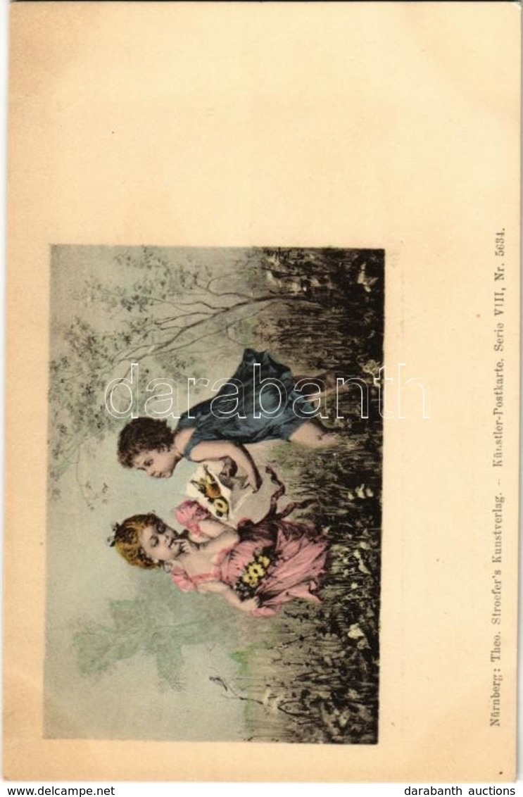 * T1 Children. Theo. Stroefer's Kunstverlag Künstler-Postkarte Serie VIII. Nr. 5634. - Non Classificati