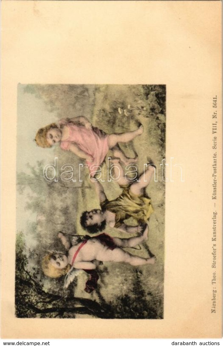 * T1 Children. Theo. Stroefer's Kunstverlag Künstler-Postkarte Serie VIII. Nr. 5641. - Zonder Classificatie