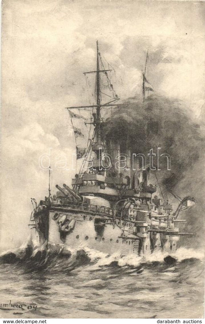** T2 SMS Erzherzog Friedrich, A K. U. K. Haditengerészet Csatahajója / Austro-Hungarian Navy Pre-dreadnought Battleship - Ohne Zuordnung