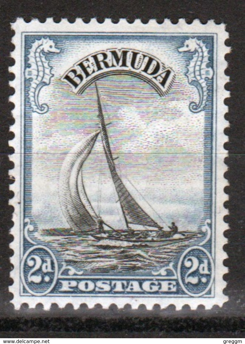 Bermuda George V 2d Single Stamp From The 1936 Definitive Set. - Bermuda