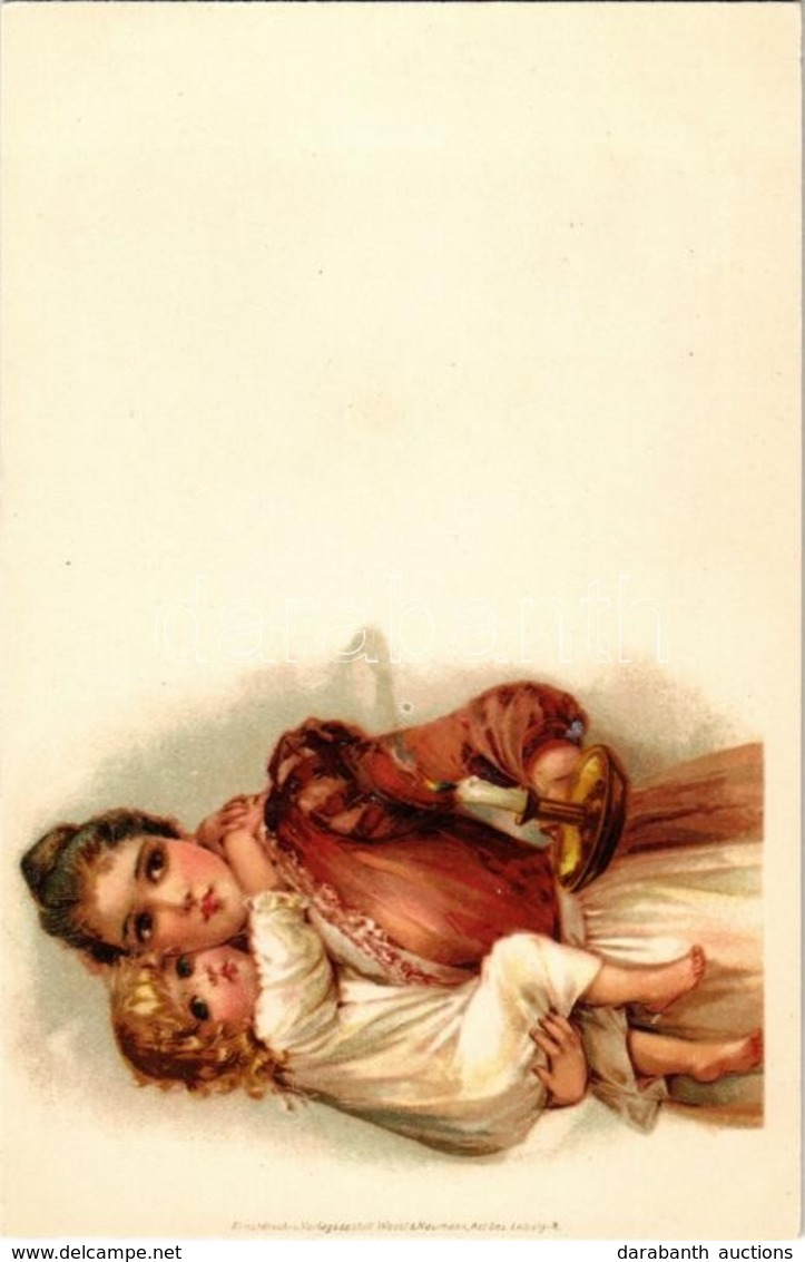 ** T1 Mother With Her Child. Wezel & Naumann Litho - Zonder Classificatie