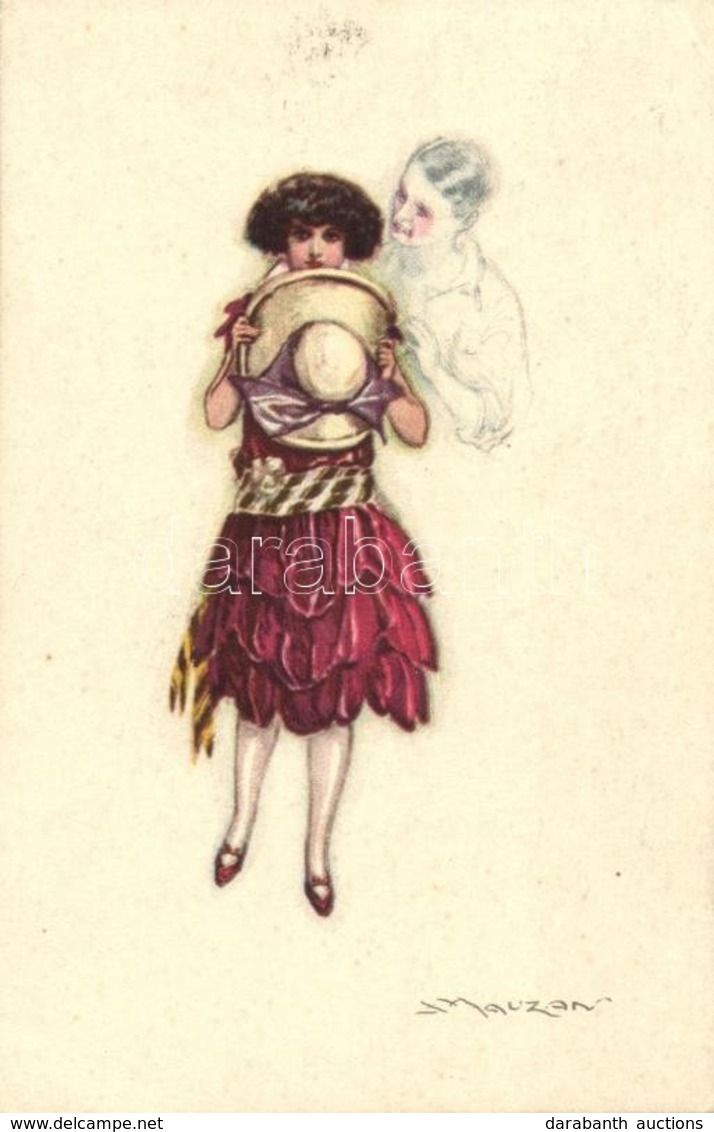 T2/T3 Anna & Gasparini 524-2 Art Deco Italian Art Postcard S: Mauzan (EK) - Non Classificati