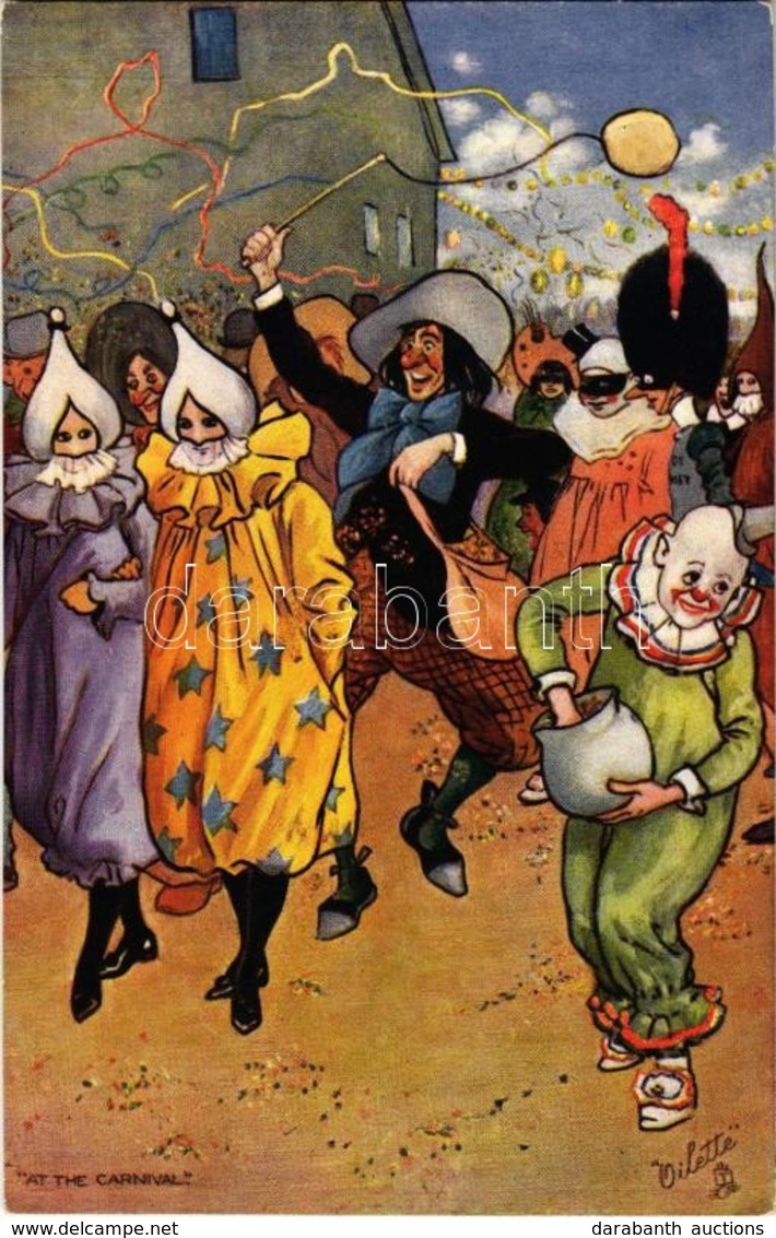 ** T1 At The Carnival. Raphael Tuck & Sons Oilette 'The Humour Of Life' Postcard 9056. S: Tom Browne - Zonder Classificatie