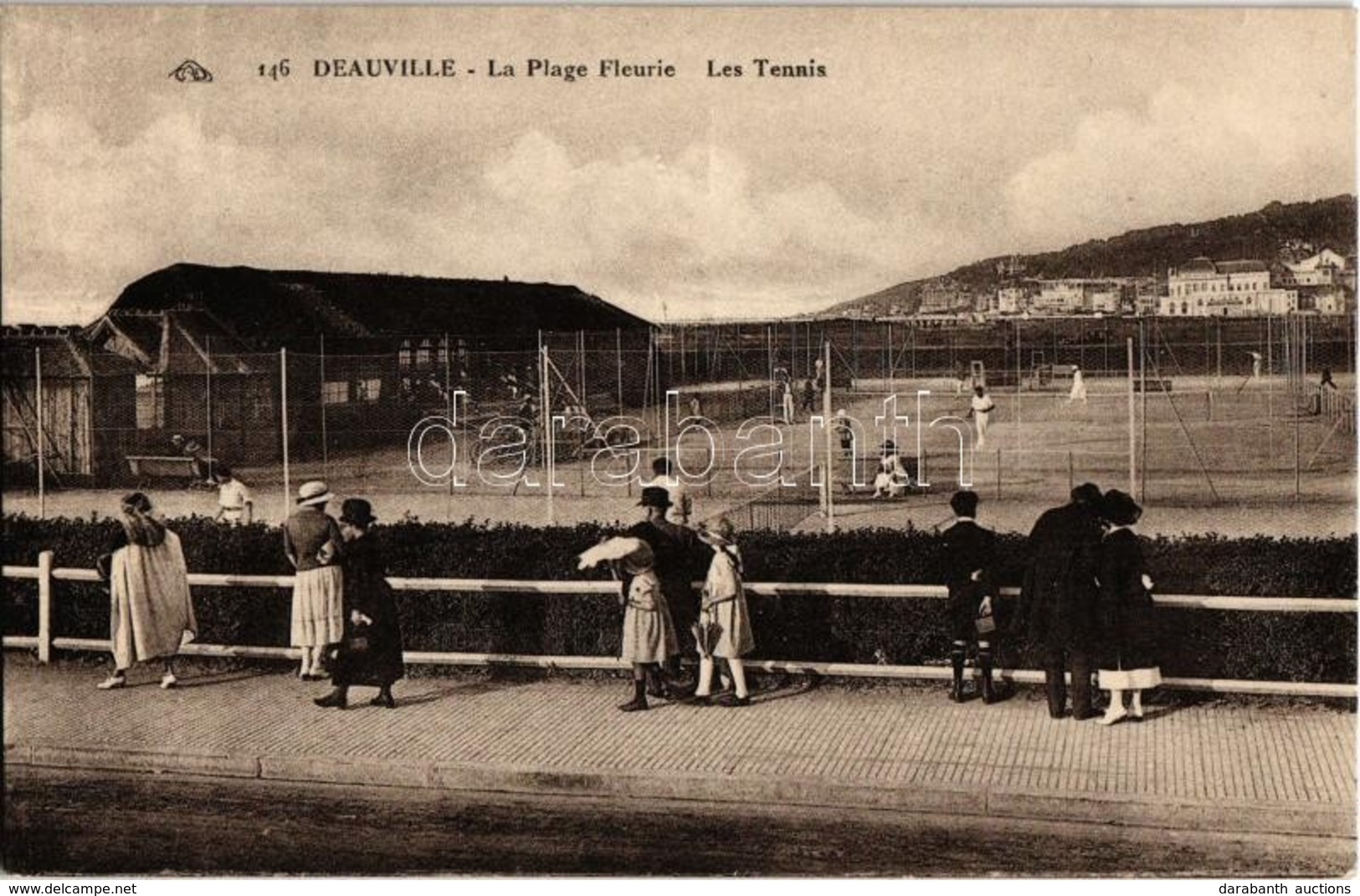 ** T2 Deauville, La Plage Fleurie, Les Tennis / Tennis Players On The Tennis Court - Zonder Classificatie