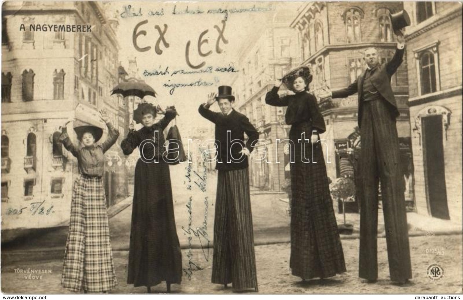 * T2/T3 1905 Ex Lex. A Nagyemberek, A Magyar Színház Revü Előadása / Hungarian Theater's Revue Performance (EK) - Zonder Classificatie