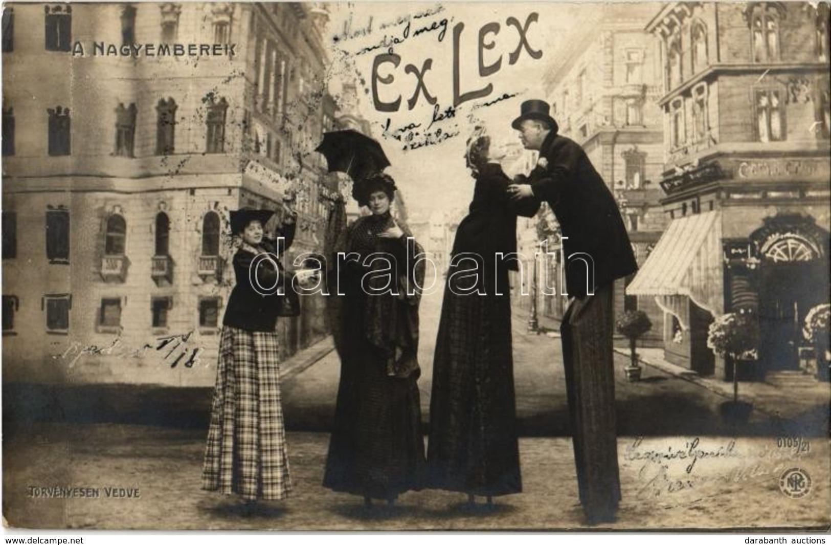 * T2 1905 Ex Lex. A Nagyemberek, A Magyar Színház Revü Előadása / Hungarian Theater's Revue Performance - Zonder Classificatie