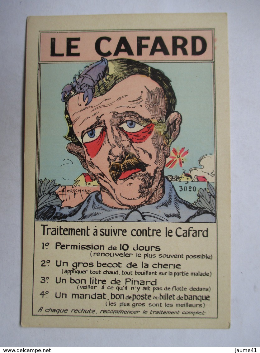 LE CAFARD  -   TRAITEMENT A SUIVRE     ....  ILLUSTRATEUR  MARECHAUX        TTB - Humoristiques